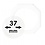 Capsules pour monnaies, 8 angles Ø interne 37 mm.  - OCTO ■ par 2 pcs.
