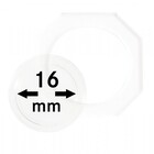Capsules pour monnaies, 8 angles Ø interne 16 mm.  - OCTO ■ par 2 pcs.