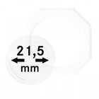 Capsules pour monnaies, 8 angles Ø interne 21,5 mm.  - OCTO ■ par 2 pcs.
