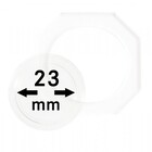 Coin Capsules, 8 angular - Internal Ø 23 mm.  - OCTO ■ per 2 pcs.