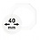 Coin Capsules, 8 angular - Internal Ø 40 mm.  - OCTO ■ per 2 pcs.