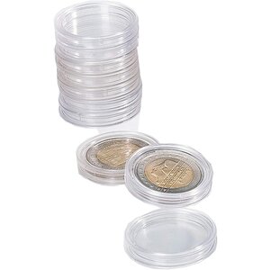 Coin Capsules Round - suitable for coins Ø 14 mm.