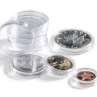 Muntcapsules, Rond - Inwendig Ø 14 mm. met griprand - GRIPS ■ per 120 st.