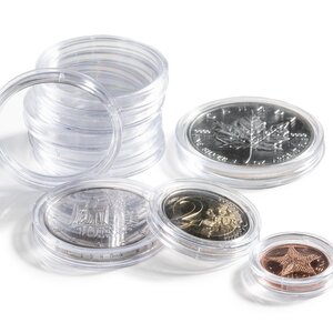 Coin Capsules Round - suitable for coins Ø 14 mm. - GRIPS