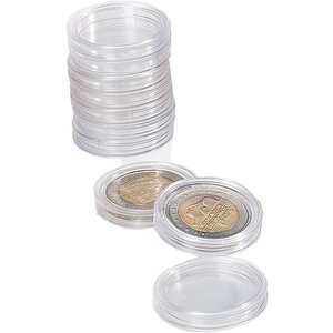 Coin Capsules Round - suitable for coins Ø 14 mm. - GRIPS