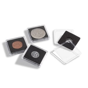 Coin Capsules Square - suitable for coins Ø 11 mm. - QUADRUM