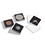 Coin Capsules Square - suitable for coins Ø 24 mm.
