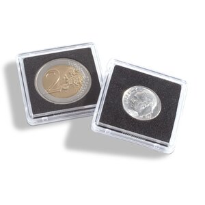 Coin Capsules Square - suitable for coins Ø 37 mm.