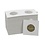 Coin holders (50x50 mm.) Self-adhesive  - 37.5 mm. White
