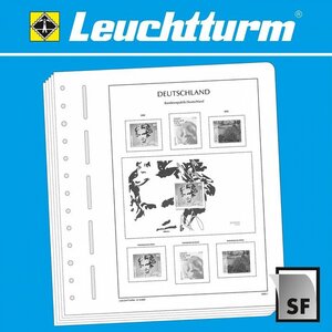 Supplement jaar: 2023 - Duitsland - bladen voor Basisalbum (9 st.) - Leuchtturm, voordrukbladen (champagnekleurig)