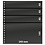 Insteekbladen - 4 vaks indeling: 245 x 31/31/31/141 mm - Omnia (081P) -  - Zwart - 18 Rings