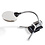 Standing magnifier with flexible arm, Magnification factor 2,5x / 5x, Lens diameter Ø 88 mm.