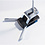 Standing magnifier with flexible arm, Magnification factor 2,5x / 5x, Lens diameter Ø 88 mm.