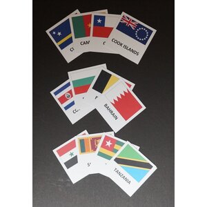 Flaggen der Welt (270 Stück) für Münzsammlung