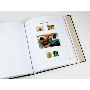 Supplement jaar: 2018 - België - bladen voor Basisalbum, nr's: 295-297, B211-222 (16 st.) - Davo, DeLuxe voordrukbladen