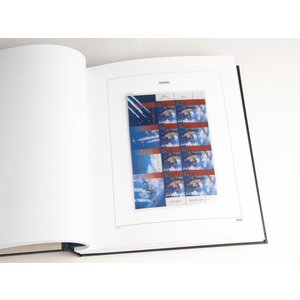 Supplement year: 2023 - Israel - type: DeLuxe - sheets for Miniature Sheets, N°: 276a-277a-e, 278a-c, 279a-c, 280a-b, C28a, 2023-Labels 1-6, PS1-2 (23 pcs.) - Davo (2 Holes)