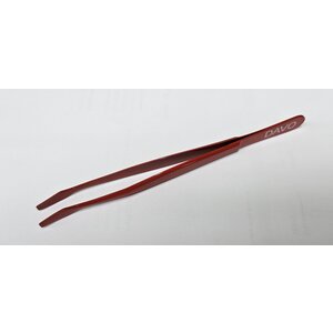 Gebogene Pinzette, ausgestattet mit Schaufelkopf