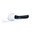 Handle magnifier, Rim free, Magnification factor 2,5x, Lens diameter Ø 75 mm. - with LED ■ per  pc.