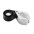 Precision magnifier, Foldable, Magnification factor 20x, Lens diameter Ø 17 mm. ■ per  pc.