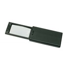 Loupe de poche,  à sortir de son, Facteur de grossissement  2,5x, Taille de l'objectif 40x25 mm. - avecLED et UV - Dim: 60 x 32 x 12 mm. ■ par  pc.