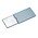 Pocket magnifier, Pull Out, Magnification factor  4x, Lens dimension 82x50 mm. - with LED - Dim: 86 x 54 x 5 mm. ■ per  pc.