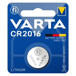 Varta - Lithium batterijen 3 volt, 90 mAh. type CR.2016 ■ per 2 st.