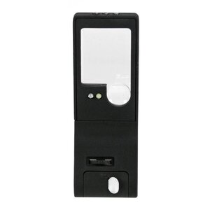 Pocket Multimagnifier (6 functions), Magnification factor  3x / 10x, Lens dimension 30x37 mm.