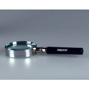 Loupe à manche, Modèle classique, Facteur de grossissement 3x, Diamètre de l'objectif  Ø 50 mm.