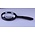 Handle magnifier, Magnification factor 2,5x / 5x, Lens diameter Ø 50 mm. ■ per  pc.