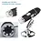 Digitale Microscoop USB, Verchroomde voet, Vergrotings factor 20x - 500x