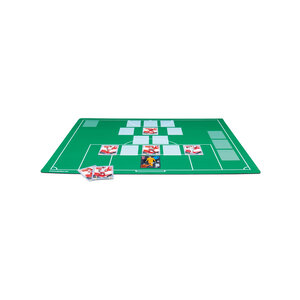 Tapis de jeu, Jürgen, Football pour 1 joueur - dim: 650 x 542 mm. ■ par  pc.