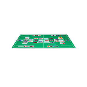 Tapis de jeu, Joachim, Football pour 2 joueurs - dim: 650 x 1097 mm. ■ par  pc.