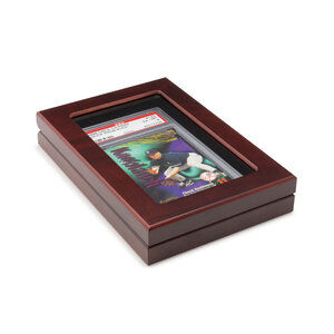 Presentation display  case, Mahogany - dim: 80 x 135 mm. ■ per  pc.