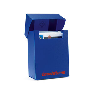 Deck Boxes, for set of 3 TCG Cards - suitable for 3 x 100 cards - in the colors Blue, Red und Black