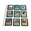 Insert sheets, Fully transparent - 3x3 compartments horizontal, Grande Easy - type 3/3.C - 4 Rings - Pocket dim: 68x98 mm.