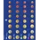TOPset, Nachtrag - Euromuntensets - SM, ES, VA, SL - zonder capsules - Blad 4- Transp/blauem Vordruckblatt - Abm: 185 x 230 mm.