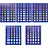 TOPset, Supplement - Euro coin sets - MC, NL, AT, PT - without capsules - Sheet 3 - Transp/blue preprint sheet - dim: 185 x 230 mm.