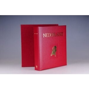 Album -  Netherlands - Part 5 - type Juweel - incl. slipcase, without sheets - incl. slipcase, excl. sheets - Color Red