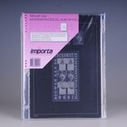 Supplement year: 2000 - Children stamps Netherlands - Sheet, nr: 00 - Importa,  preprint sheets (brilliant black)