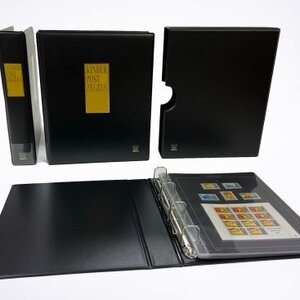 Album - Kindermarken Niederlande - Teil 1, jahre 1924 bis 1985 - incl. Blätter, incl. Schutzkassette - Farbe: Schwarz