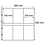 Insert sheets, White 2-sided use - 2x3 compartments horizontal, Maximum - type 3.W - 18 Rings - Pocket dim: 105x155 mm.