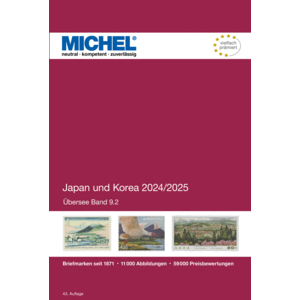 Michel cataloque Territoires d'outre-mer partie UK. 9.2 Japon, Corée, Corée - Nord, Corée - Sud, îles Ryukyu.