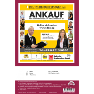 Michel cataloque Territoires d'outre-mer partie UK. 9.2 Japon, Corée, Corée - Nord, Corée - Sud, îles Ryukyu.