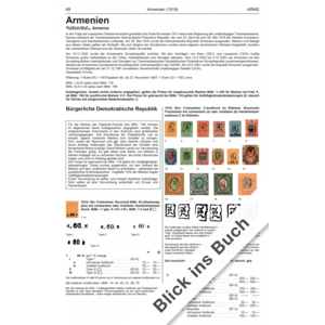 Michel cataloque Territoires d'outre-mer partie UK. 9.3 Asie centrale et Caucase du Sud