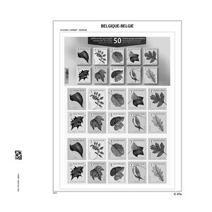 Supplement year: 2024 - Belgium - sheets for Booklets (1c), nr's: C37a-C37b (2 pcs.) - Davo, DeLuxe preprint sheets