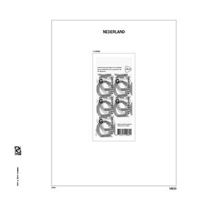 Voordrukblad N°: VB 33 - Nederland - Album III - blad voor Velletjes (3) - Jaar: 2024 - Davo, DeLuxe