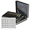 Coincase, Nera XL- 3 Trays - for 15 Euro coin sets in capsules
