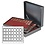 Coincase, Nera XL- 3 Trays - for 15 Euro coin sets in capsules