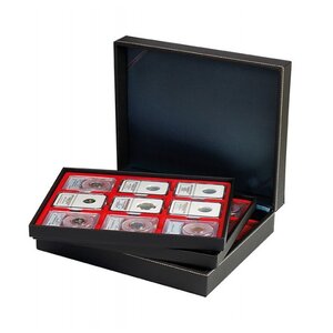 Muntencassette, Nera XL -  3 Tableaus  - voor 27 Slab capsules (63x85 mm)