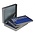 Coincase, Nera XL - 3 Trays - Compartment dim:  Ø 25,75 mm.  (162 pc.)  - Black/Blue - dimensions: 310x255x82 mm. ■ per pc.